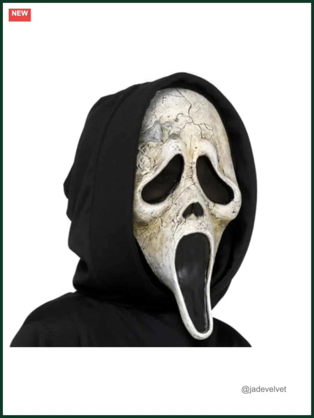 Officially Licensed Ghost Face Aged Child Costume - Mask, Belt, Hooded Robe